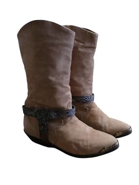 Colorado Country Scout Brown Leather Western Boots Men's US 7M Women's 8.5-9